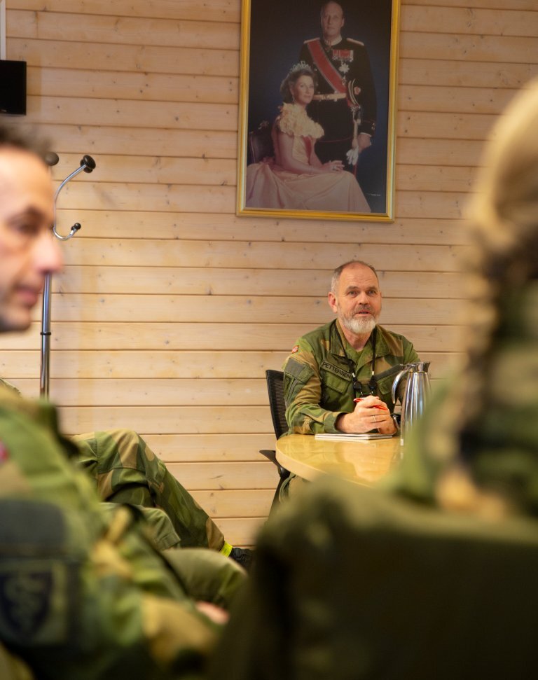 Sjefssersjant i Forsvarets sanitet, Cato Pettersen. Foto: Forsvaret