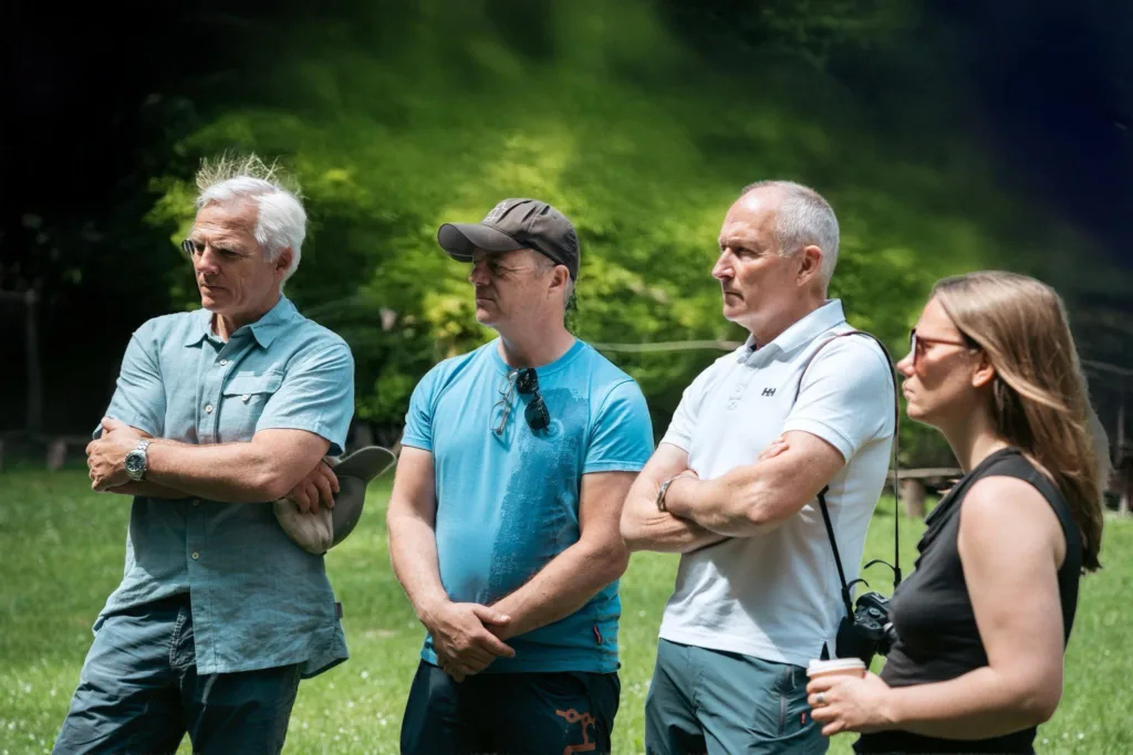 Thomas Jøraandstad, Ketil Borgvin Dørre, Lars Bugge Aarset og Marie Bu Jacobsen. Foto: Robymo
