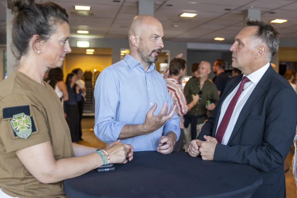 Natalia Golis, Ioger Soboliev og Tore O. Sandvik. Foto: Susanne Vedvik Kalleberg/Hekt