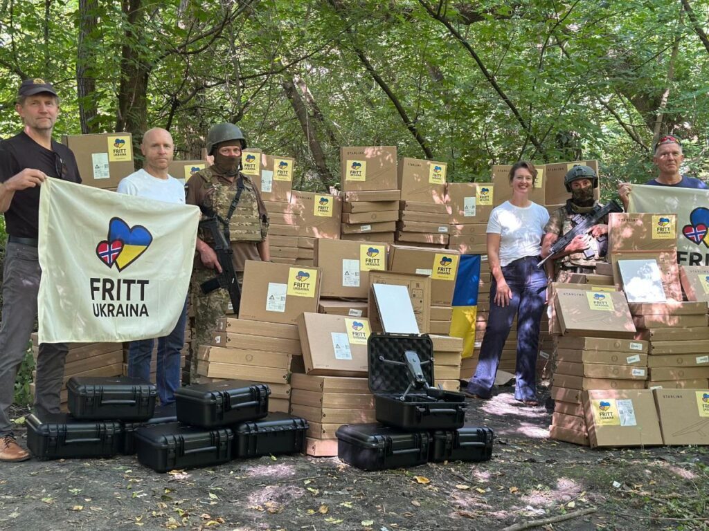 Fritt Ukraina har levert 300 Starlink til HUR