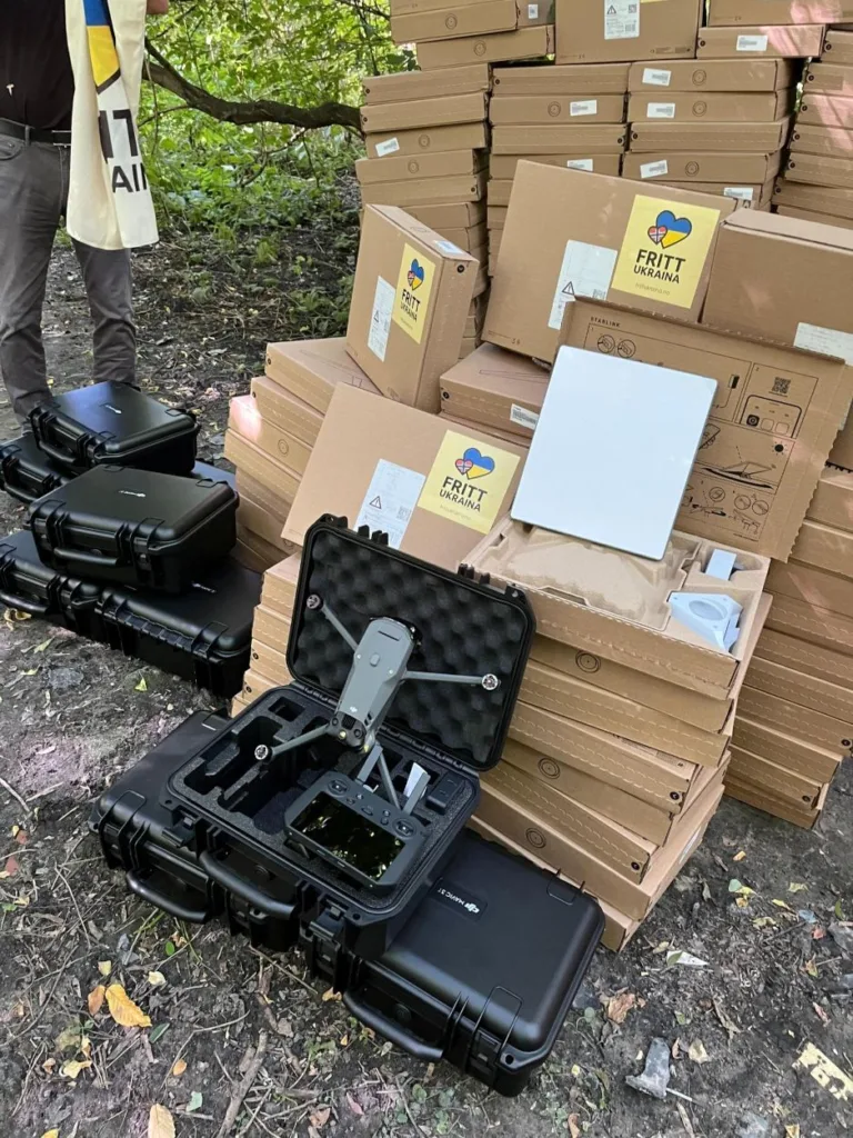 Fritt Ukraina har levert 300 Starlink til HUR