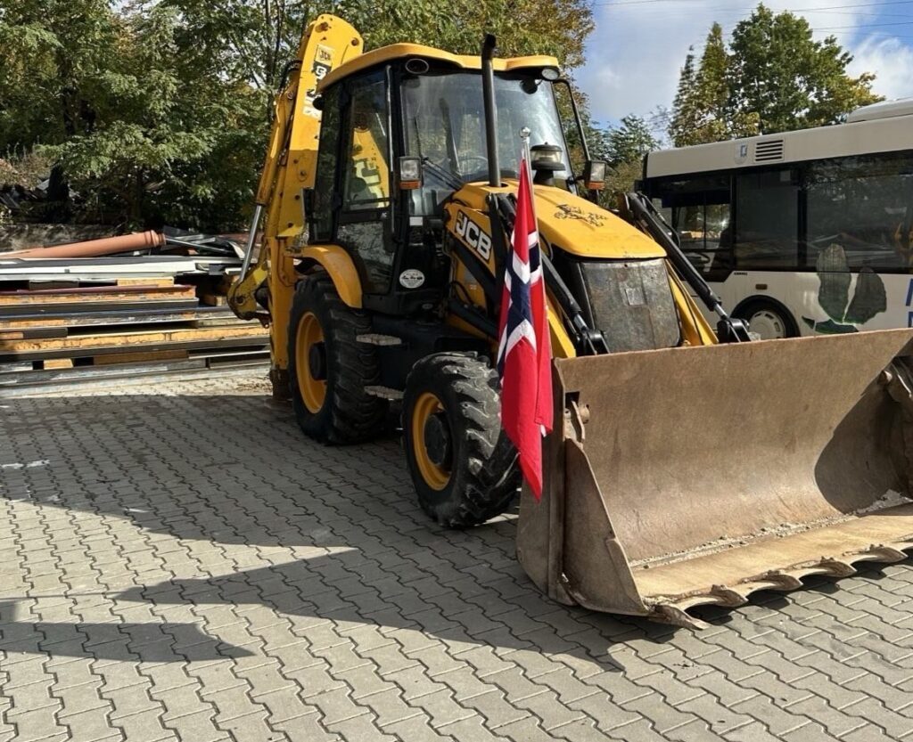 Gravemaskin til 45 Artillery Brigade