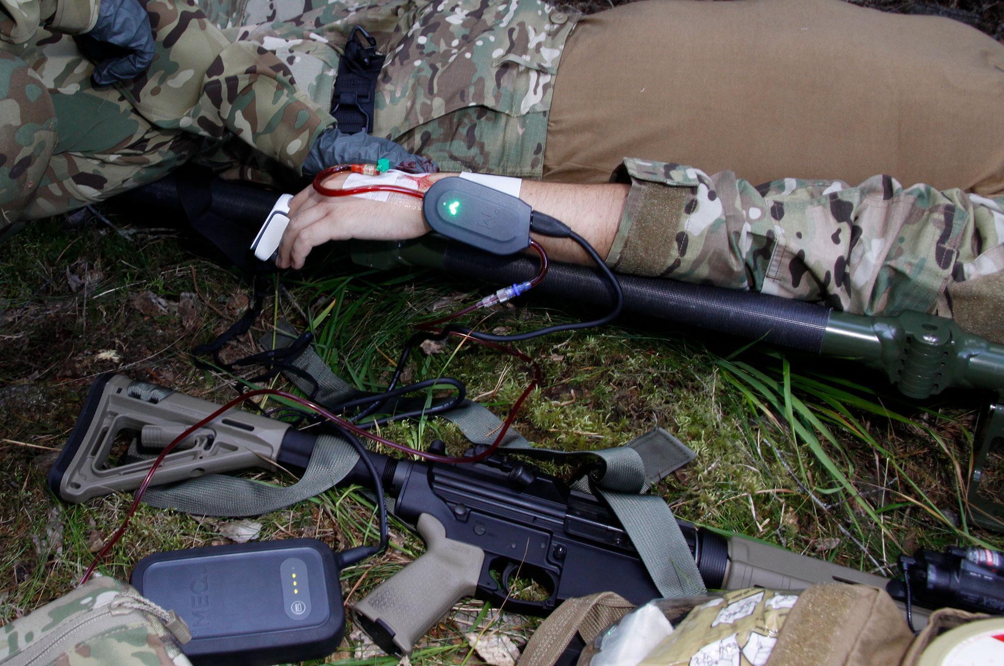 Blodvarmeren fra Mequ. Foto: Fritt Ukraina