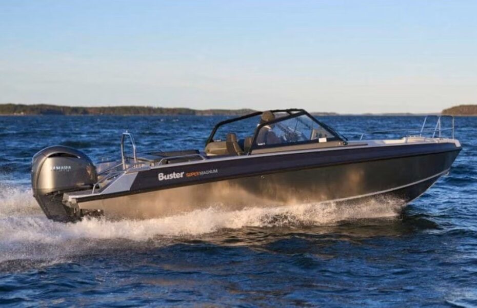 The boat is a Buster Supermagnum