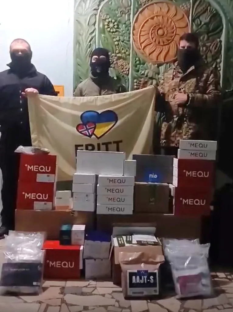 Blood transfusion equipment to 4th SOF - Fritt Ukraina 