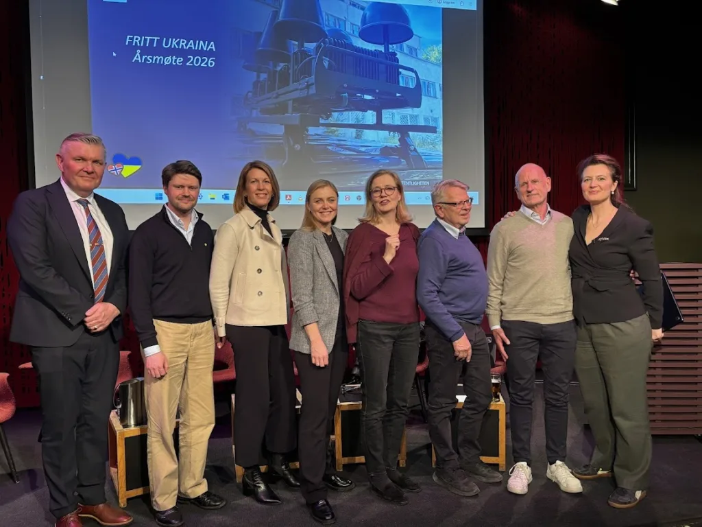 Styret i Fritt Ukraina Foto: Inge Johansen