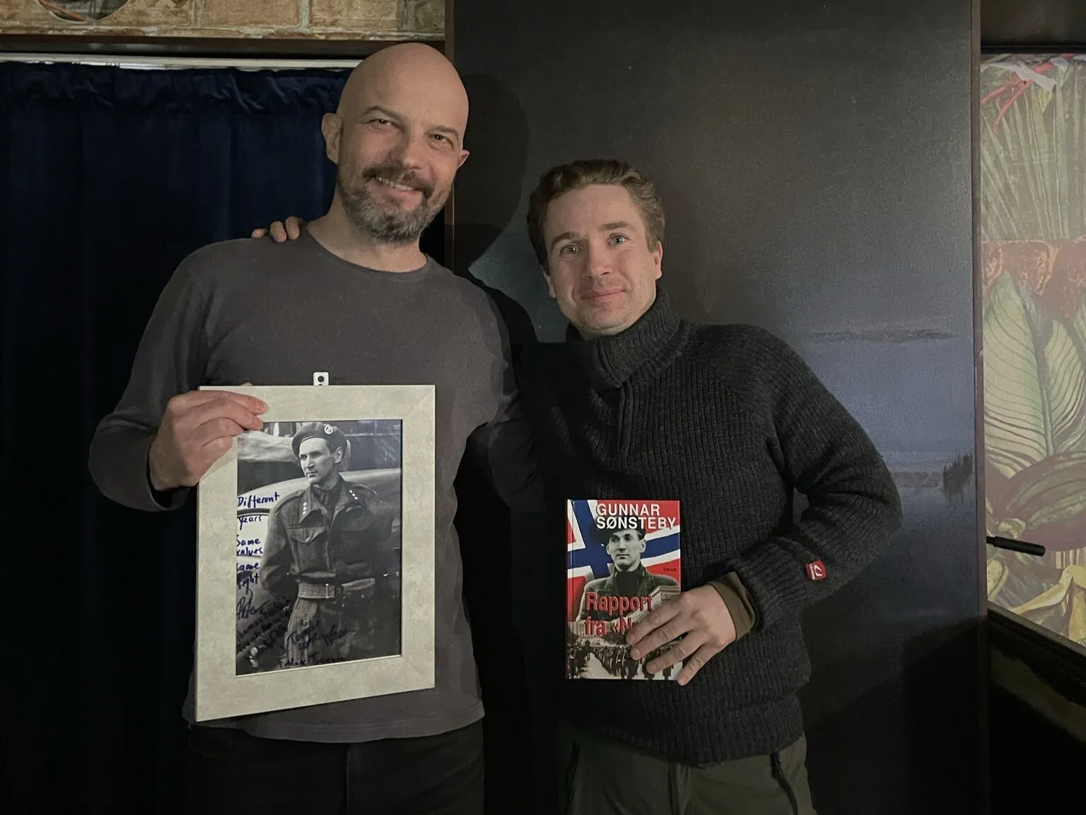 Magnus Sønsteby besøkte kommandobasen «Gunnar»: – Bestefar ville støttet Ukraina