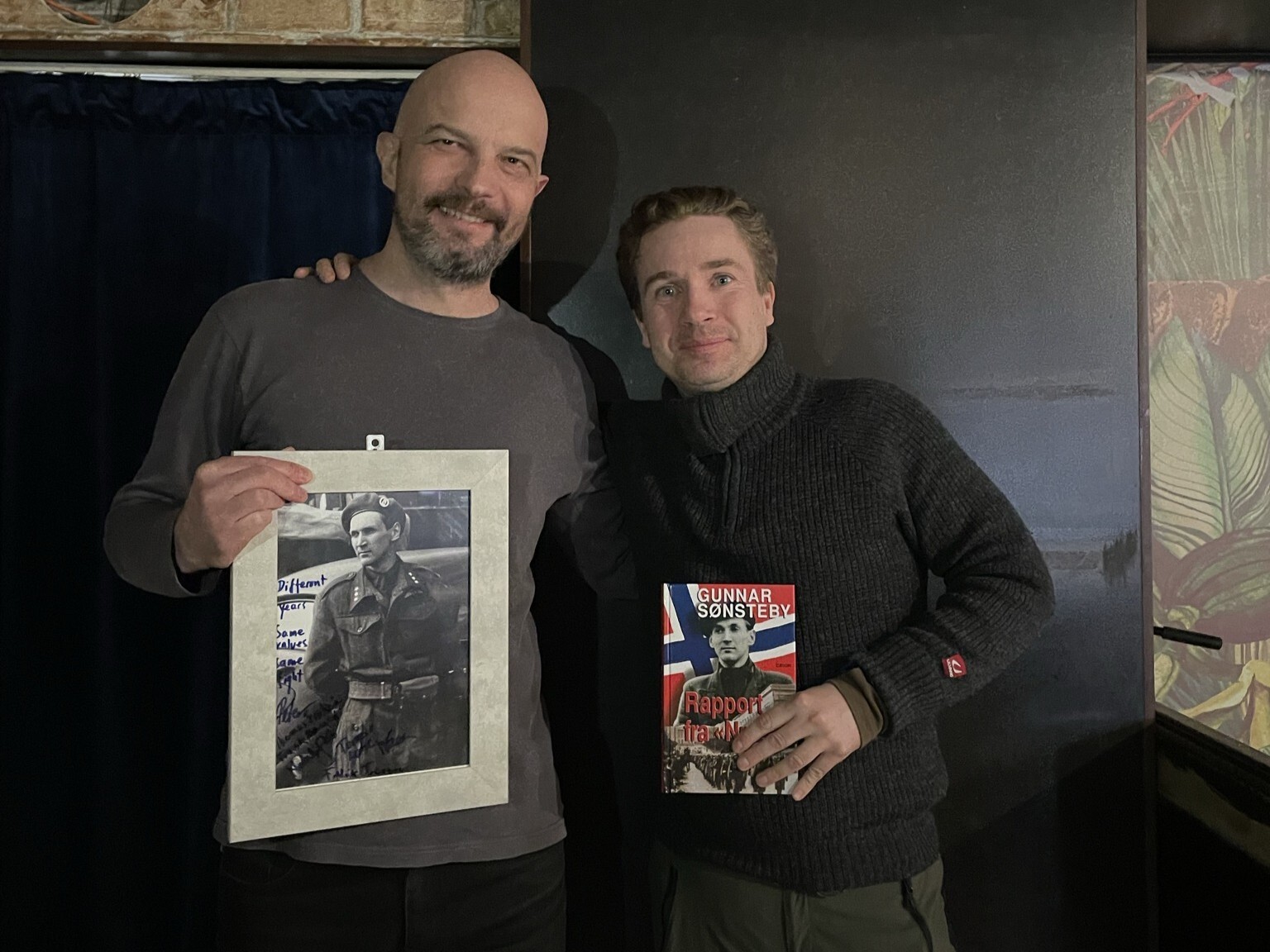 Magnus Sønsteby og Yehor Foto: Fritt Ukraina