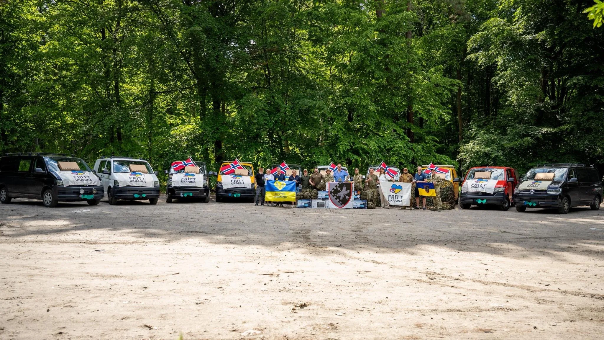 Beskytter Lviv: Ti biler til luftvern i Vest-Ukraina