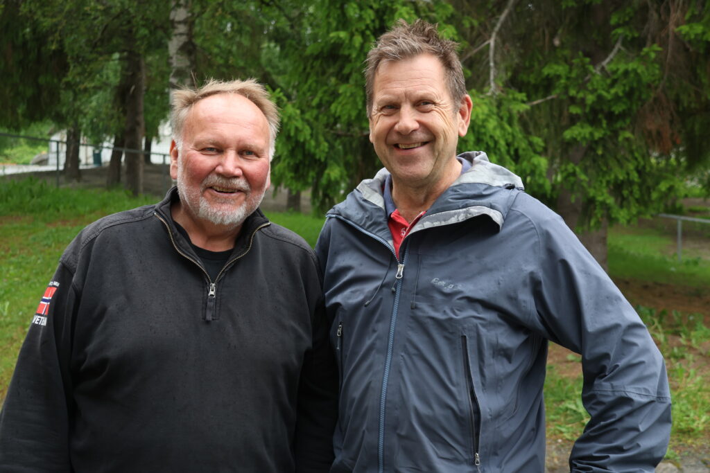 Veteranhuset Arnstein Galåen og Thore Allan Grønning ved Veteranhuset Midt-Norge. Foto Lars Bugge Aarset